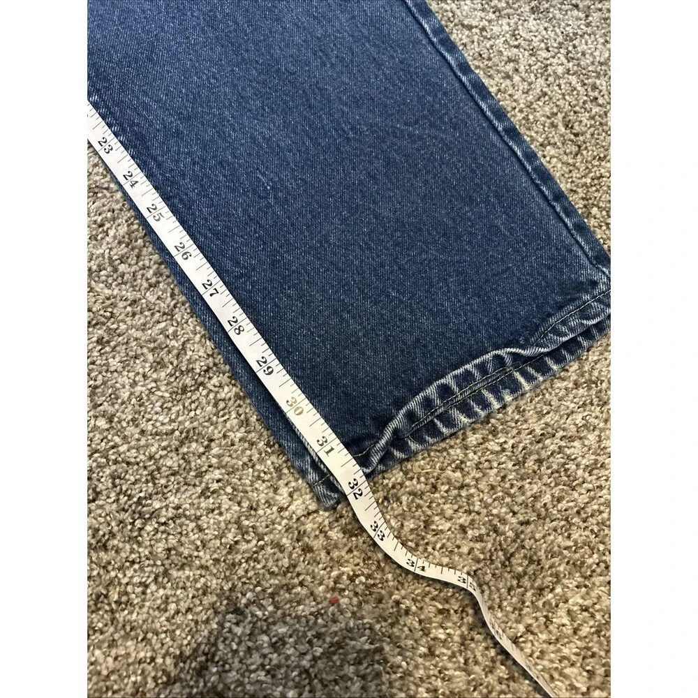 Vtg LL Bean Jeans 36x32 Denim Relaxed Straight Leg Union Made 80s